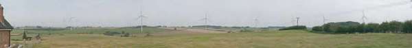 Developer's created image of Churchover windfarm